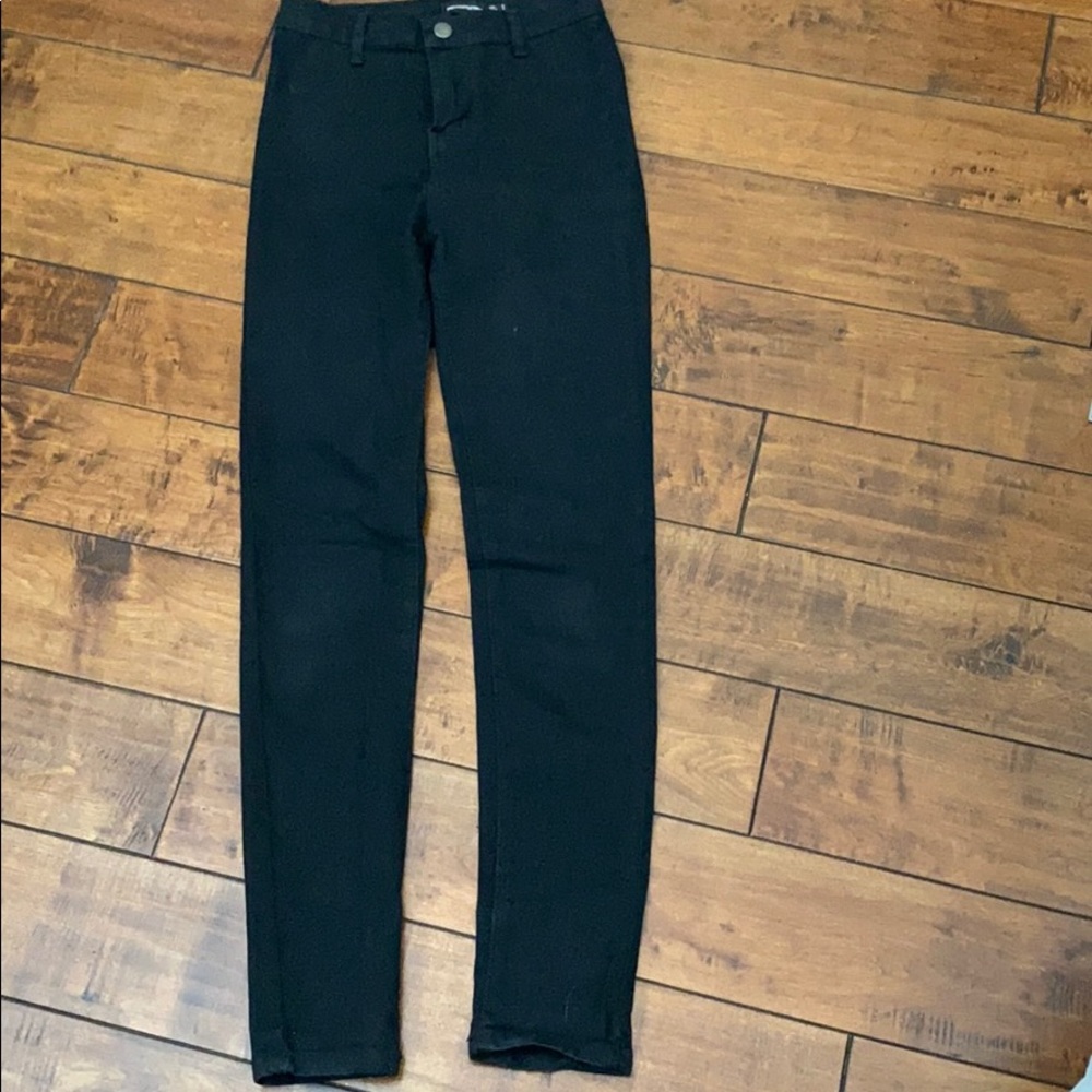 Pretty little thing black high waisted skinny jean